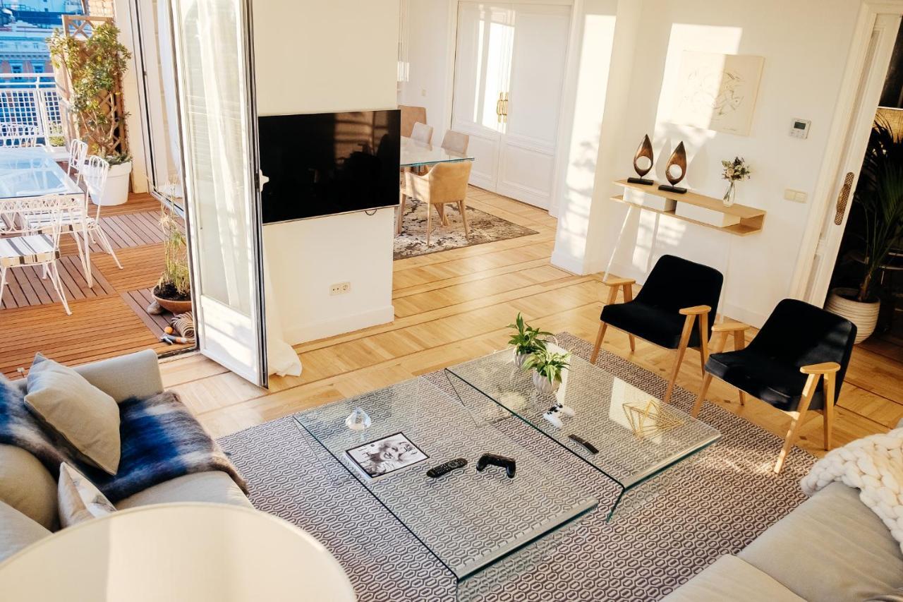 300 négyzetméteres, 5 hálószobás Apartman 4 fürdőszobával Salamanca területén Madrid Kültér fotó